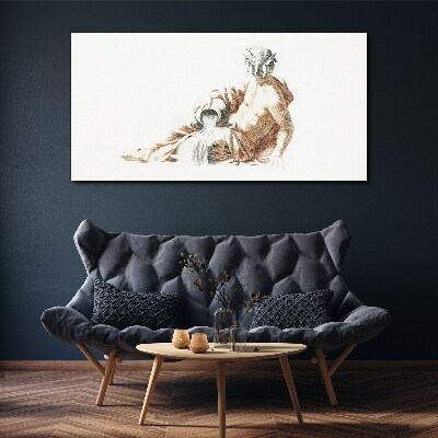 Tablou canvas Om mitologic cu ulcior