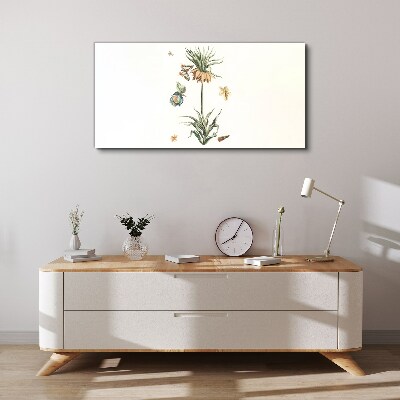 Tablou canvas Motive florale în culori delicate
