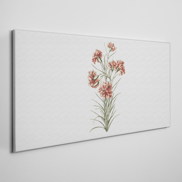 Tablou canvas Flori în nuanțe delicate de roz