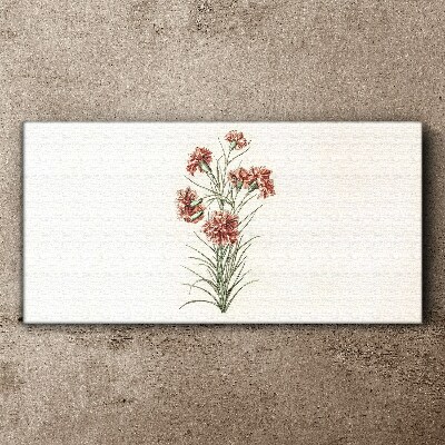 Tablou canvas Flori în nuanțe delicate de roz
