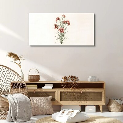 Tablou canvas Flori în nuanțe delicate de roz