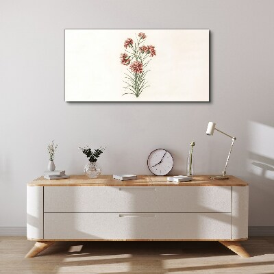 Tablou canvas Flori în nuanțe delicate de roz