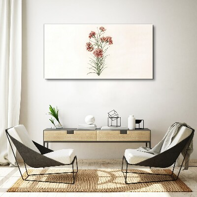 Tablou canvas Flori în nuanțe delicate de roz