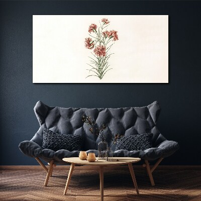 Tablou canvas Flori în nuanțe delicate de roz
