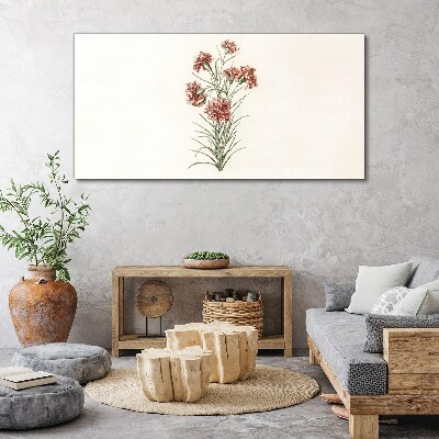 Tablou canvas Flori în nuanțe delicate de roz