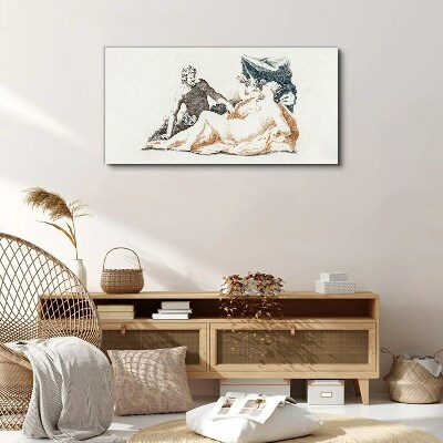 Tablou canvas Scenă mitologică cu zeități