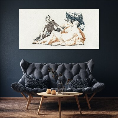 Tablou canvas Scenă mitologică cu zeități