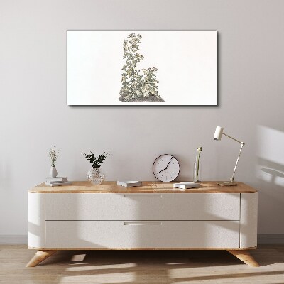 Tablou canvas Plante în lumină moale