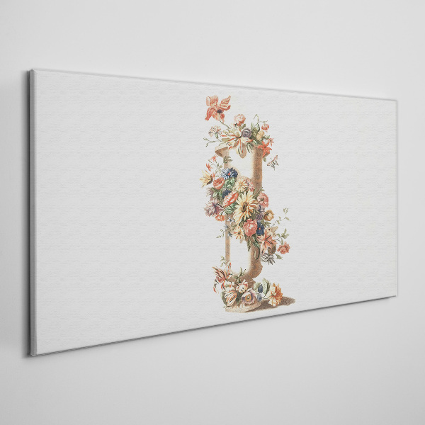 Tablou canvas Vaza florala cu motiv natural