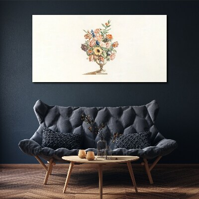 Tablou canvas Vaza cu flori