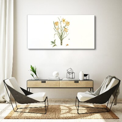 Tablou canvas Flori de narcise cu motiv natural