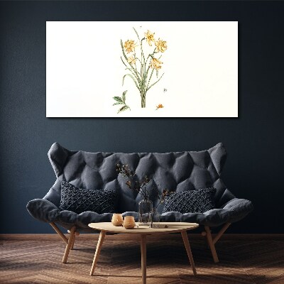 Tablou canvas Flori de narcise cu motiv natural