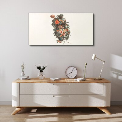Tablou canvas Vaza florala in culori delicate