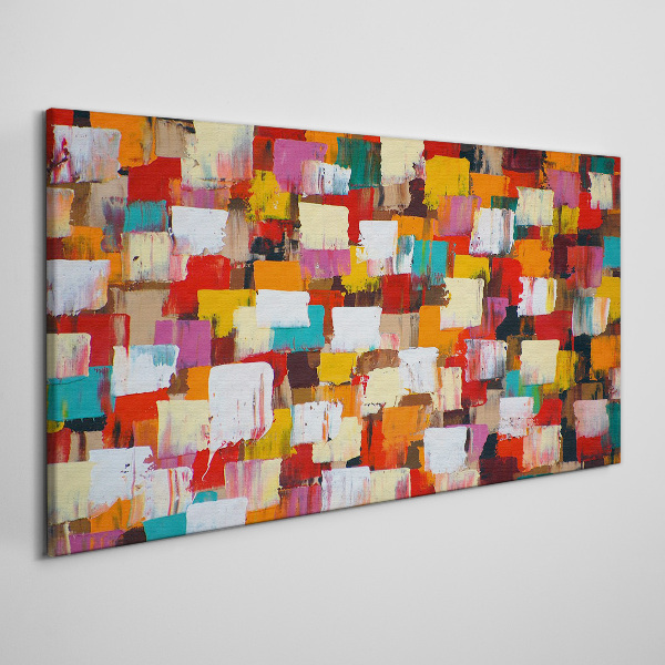 Tablou canvas Model abstract mozaic colorat