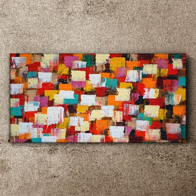 Tablou canvas Model abstract mozaic colorat