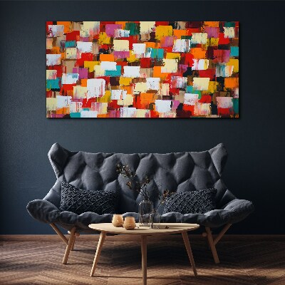 Tablou canvas Model abstract mozaic colorat