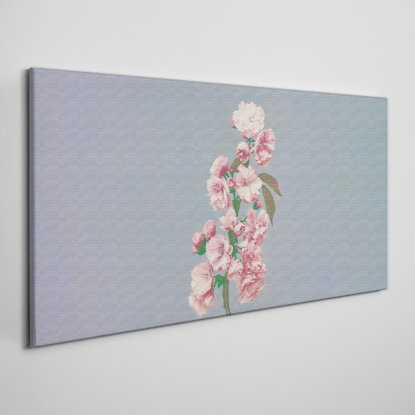 Tablou canvas Peisaj floral in nuante pastelate