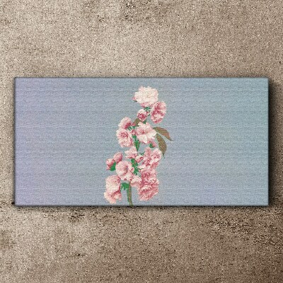 Tablou canvas Peisaj floral in nuante pastelate