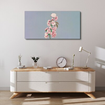 Tablou canvas Peisaj floral in nuante pastelate