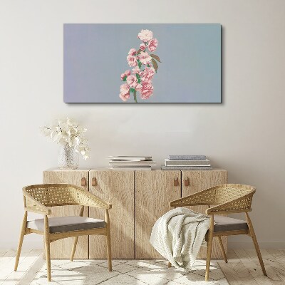 Tablou canvas Peisaj floral in nuante pastelate
