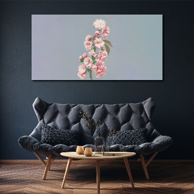 Tablou canvas Peisaj floral in nuante pastelate