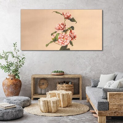 Tablou canvas Motiv floral in nuante delicate