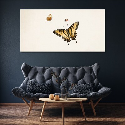 Tablou canvas Fluturi într-o armonie delicată