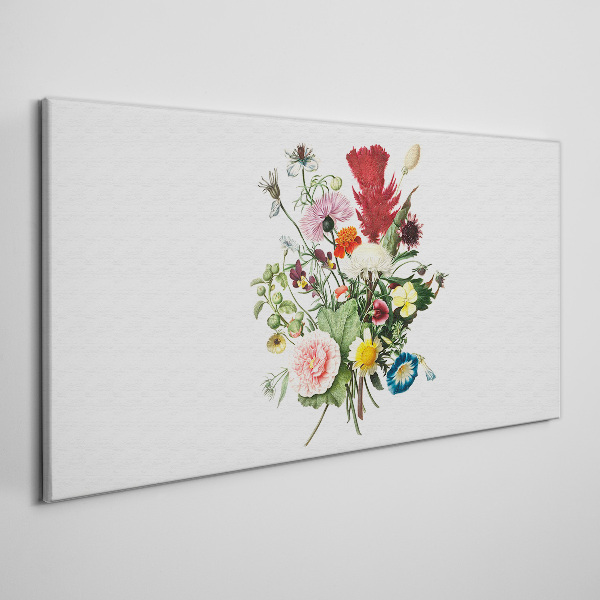 Tablou canvas Aranjament floral in culori pastelate