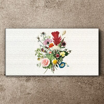 Tablou canvas Aranjament floral in culori pastelate