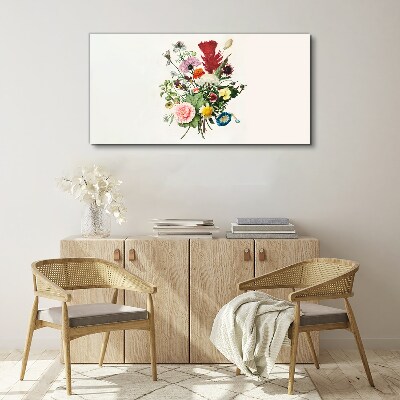 Tablou canvas Aranjament floral in culori pastelate