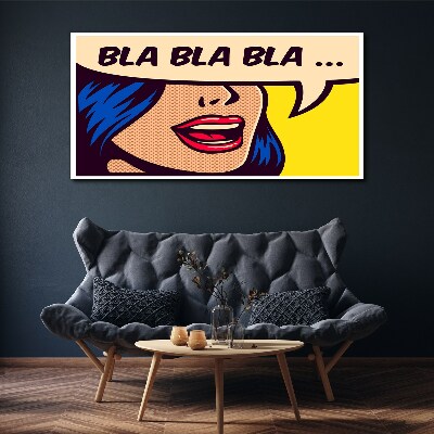 Tablou canvas Conversație fără sfârșit