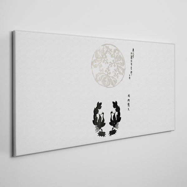 Tablou canvas Echilibrul naturii în monocrom