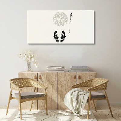 Tablou canvas Echilibrul naturii în monocrom