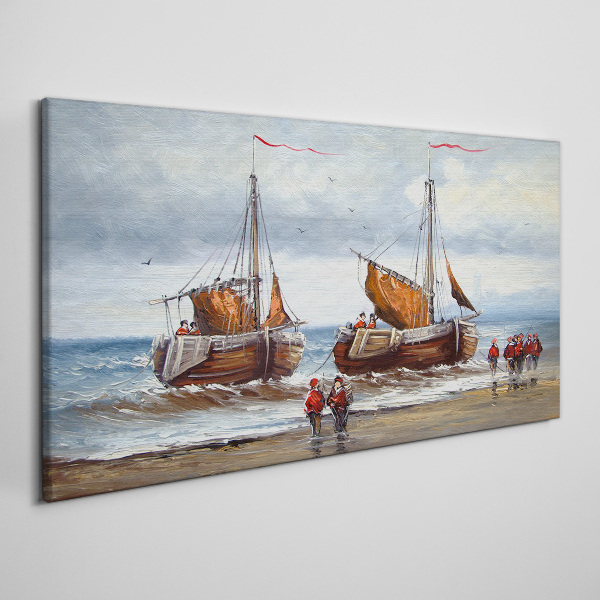 Tablou canvas Pânze la orizont