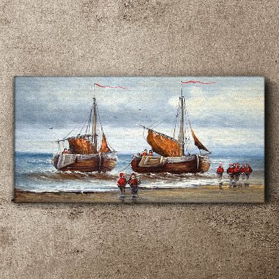 Tablou canvas Pânze la orizont