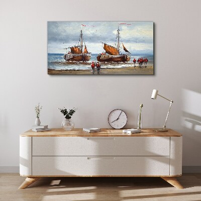 Tablou canvas Pânze la orizont