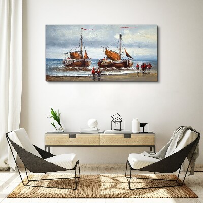 Tablou canvas Pânze la orizont
