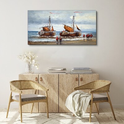 Tablou canvas Pânze la orizont