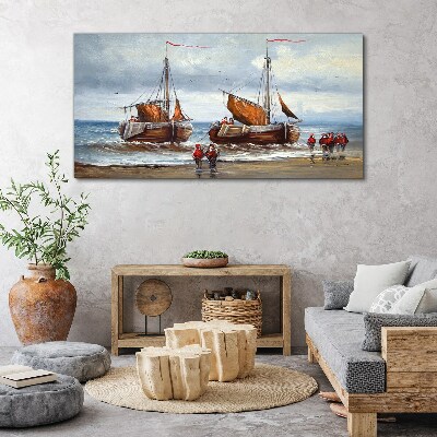 Tablou canvas Pânze la orizont