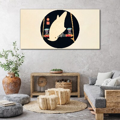 Tablou canvas Papagal animal abstract