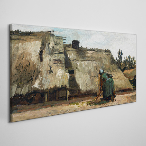 Tablou canvas Lucrând în câmp