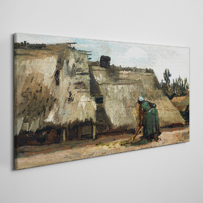 Tablou canvas Lucrând în câmp