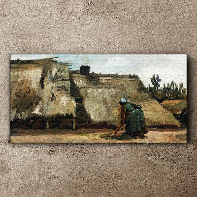 Tablou canvas Lucrând în câmp