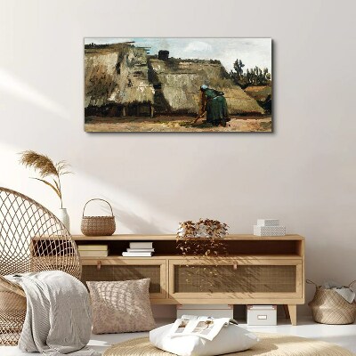 Tablou canvas Lucrând în câmp