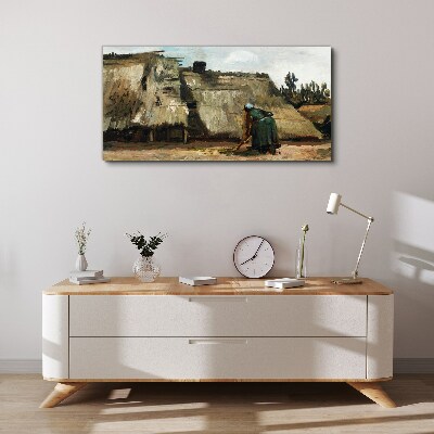 Tablou canvas Lucrând în câmp