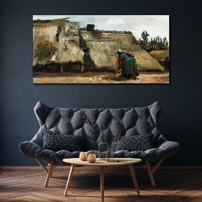 Tablou canvas Lucrând în câmp