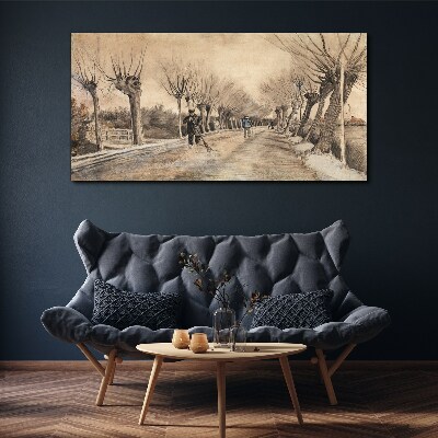 Tablou canvas Drum în Etten Van Gogh