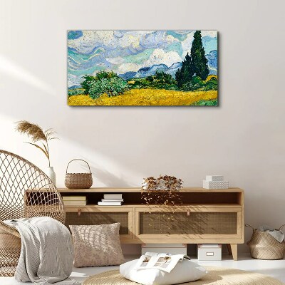 Tablou canvas Câmpul Van Gogh