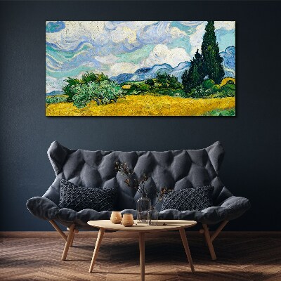 Tablou canvas Câmpul Van Gogh