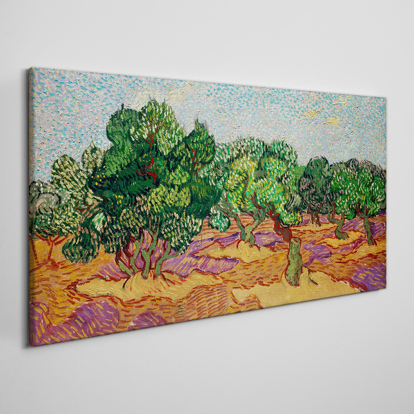 Tablou canvas Măsline la soare